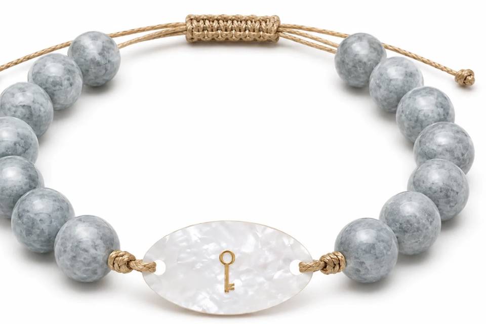 Pulsera nácar con reflexiones