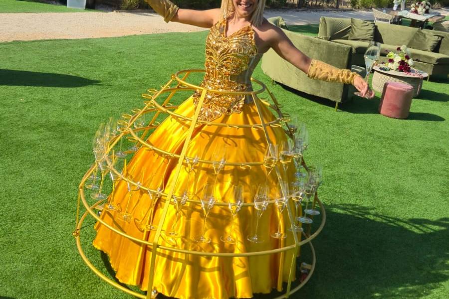 Champagne dress