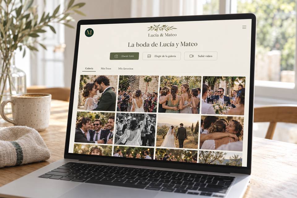 Vuestra boda en una galería