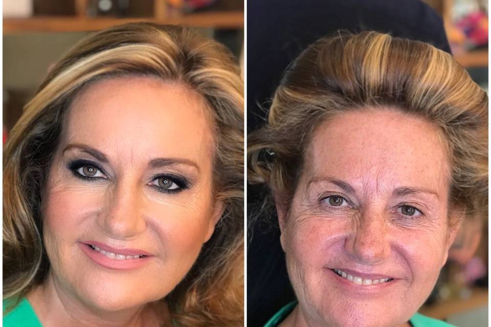 Maquillaje y peinado