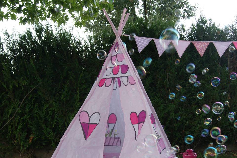 Pompas y tipis para niños en León