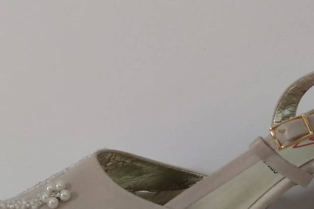Modelo zapato bordado