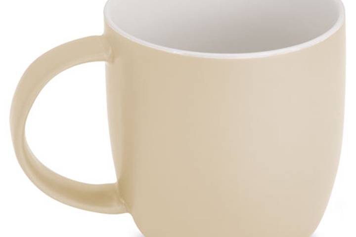 Taza cerámica beige