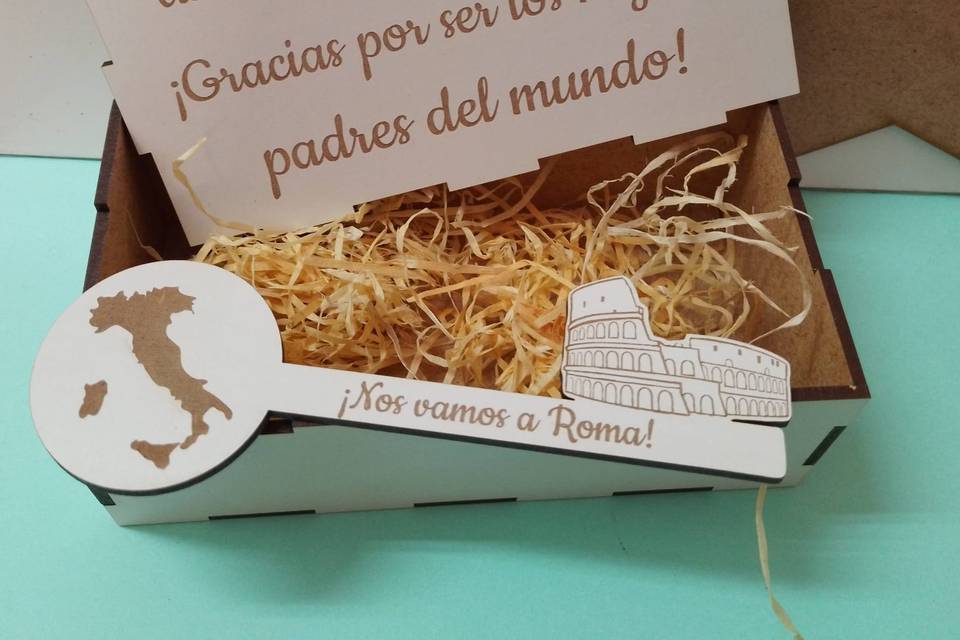 Caja sorpresa + llave