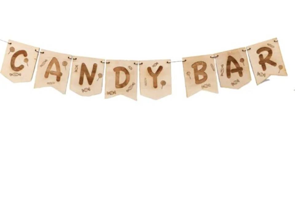 Letrero candy bar