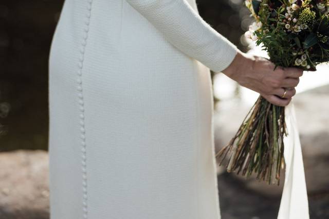 DETALLES VESTIDO NOVIA