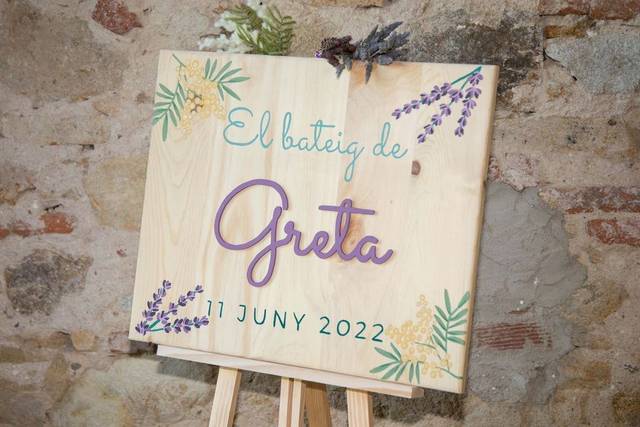 Cartel de bienvenida