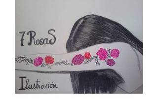 7 Rosas Ilustración