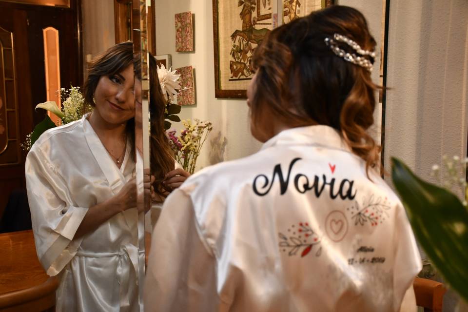 Preparación de la novia