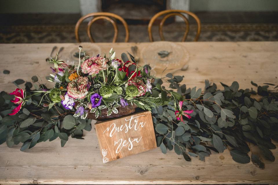 Mesas para tendencias de bodas