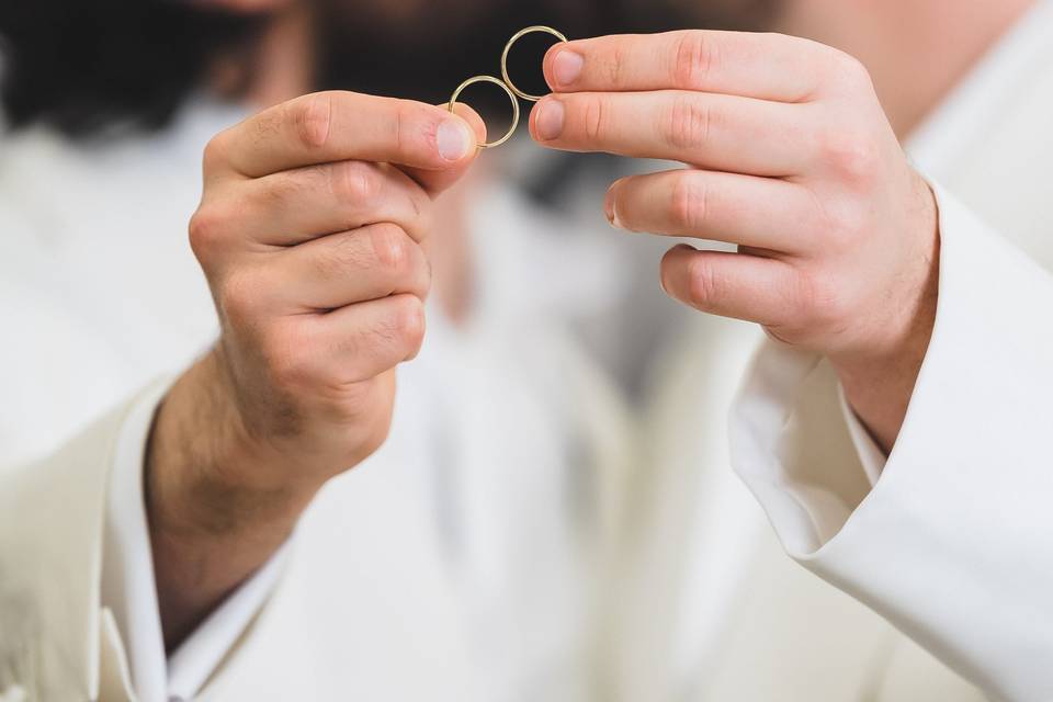 Las alianzas de los novios