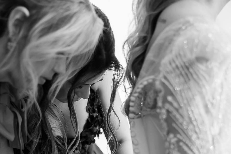 Los detalles del vestido