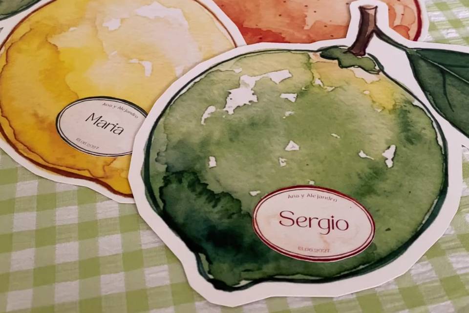 Cítricos en acuarela
