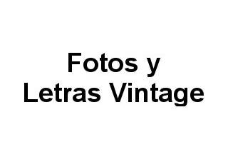 Fotos y Letras Vintage