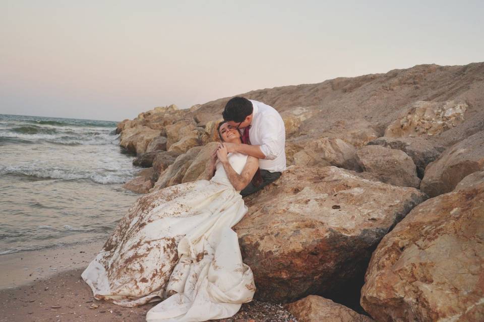 Trash the dress E&J