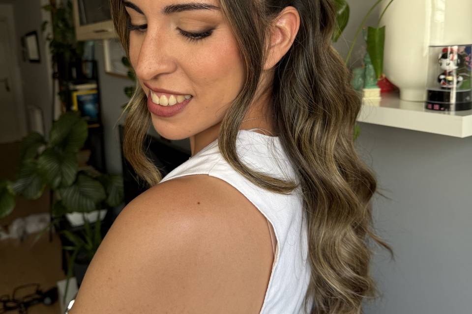 Maquillaje prueba novia