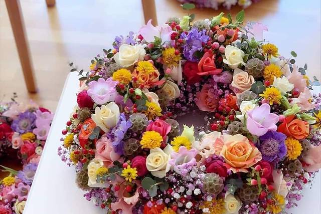 Coronas de flores