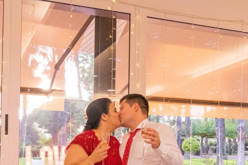 Beso casados