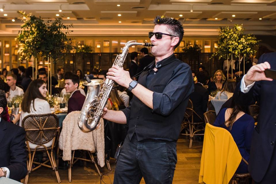 Saxofonista Boda