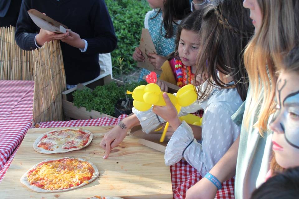 Pizzas de calidad para boda