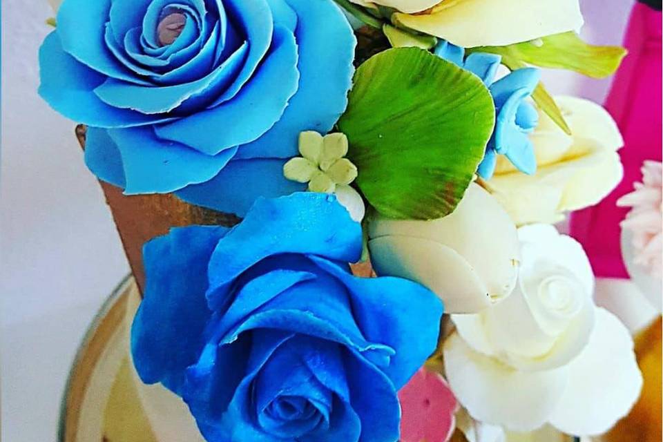 Rosas azules