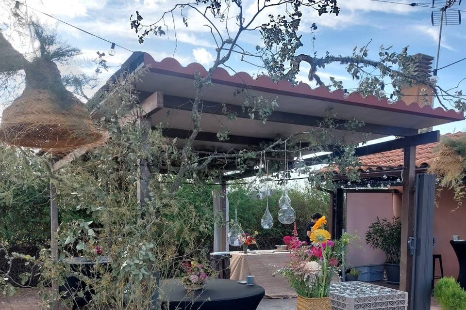 Centro mesa coctel
