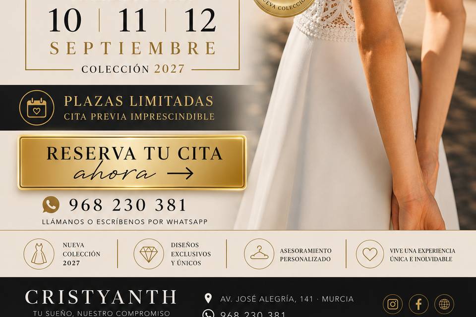 TRUNK SHOW ALMA NOVIA 2027