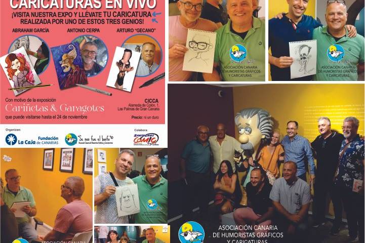 Caricatura en vivo en el CICCA