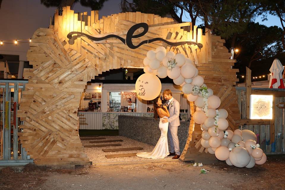 Entrada a la playa