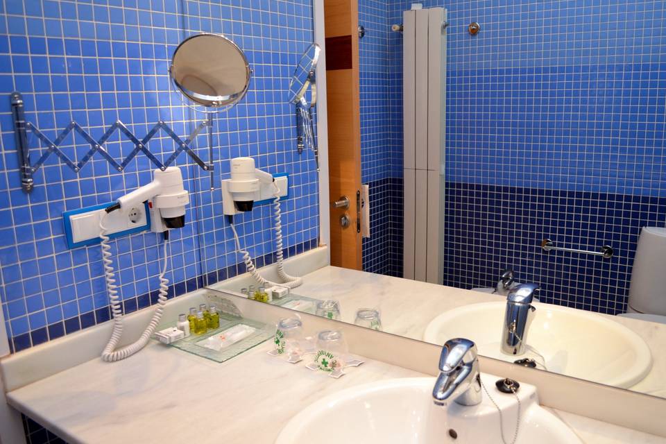 Baño de las habitaciones