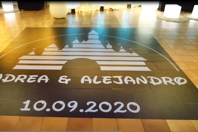Pista de baile de Alejandro y Andrea