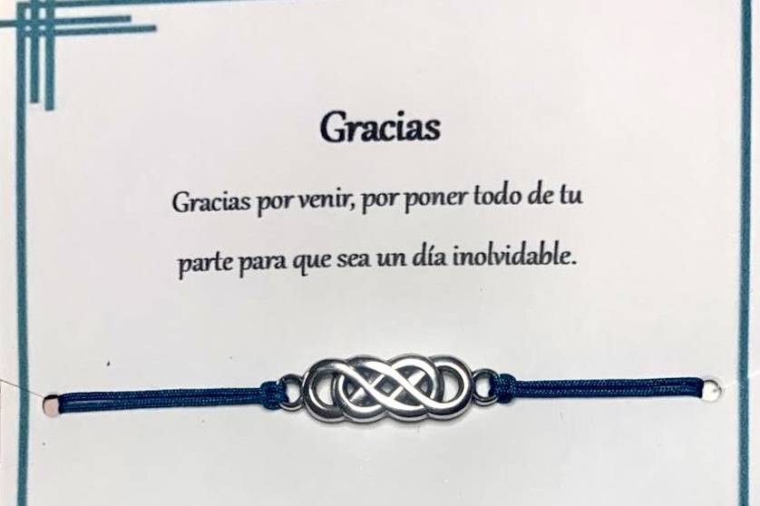 Pulsera unisex infinito