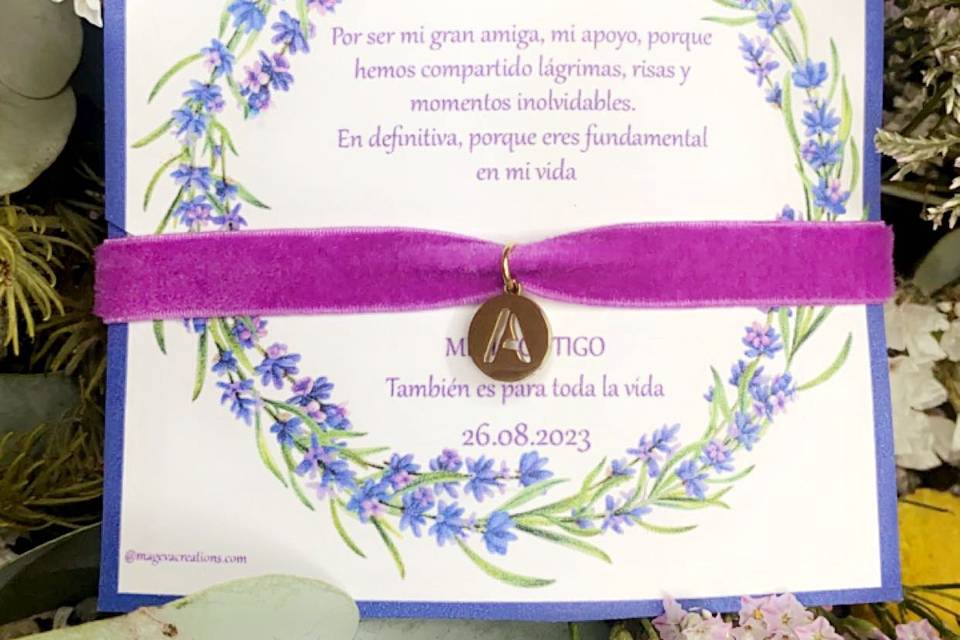 Pulseras para invitadas