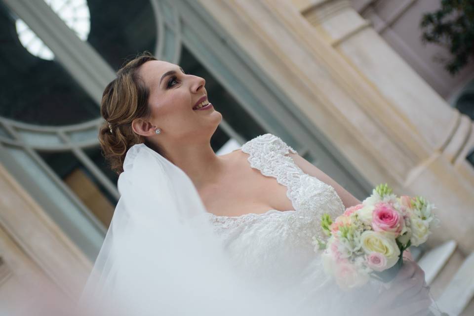 Preparativos de la novia