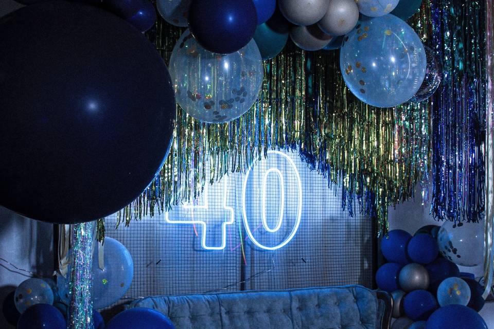 Deco 40 cumple Andorina Event