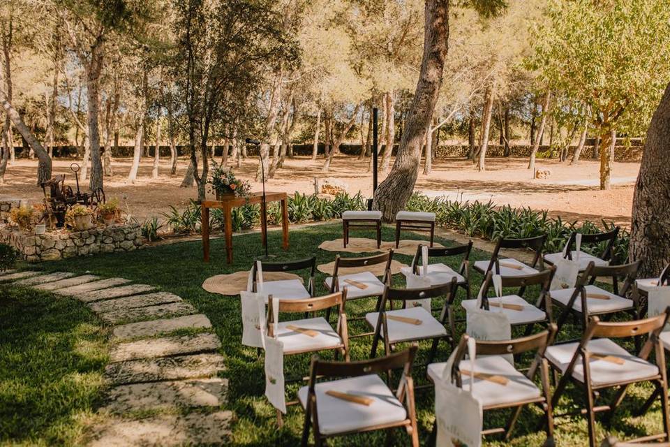 Boda en el bosque