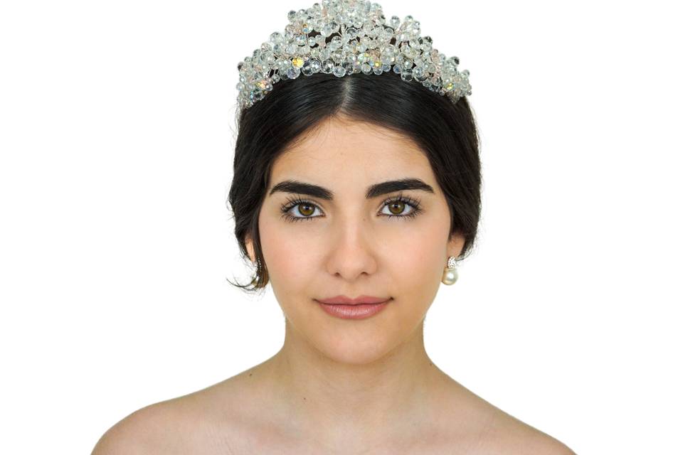 Chantal. Tiara novia, corona.