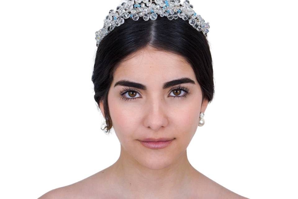 Celeste. Tiara novia.