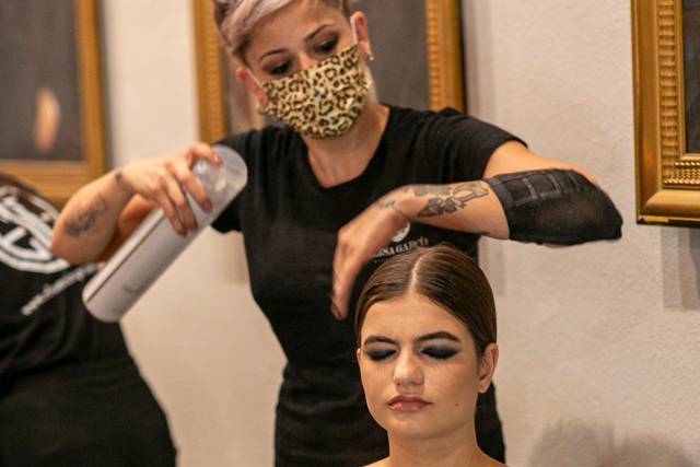 Peluquería para pasarela
