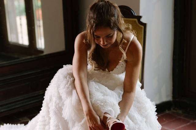 Preparando a la novia