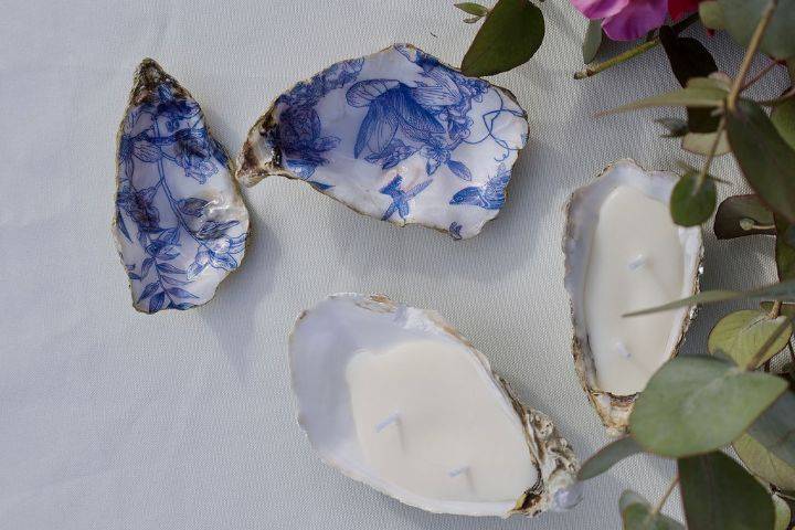 Decoración con ostras
