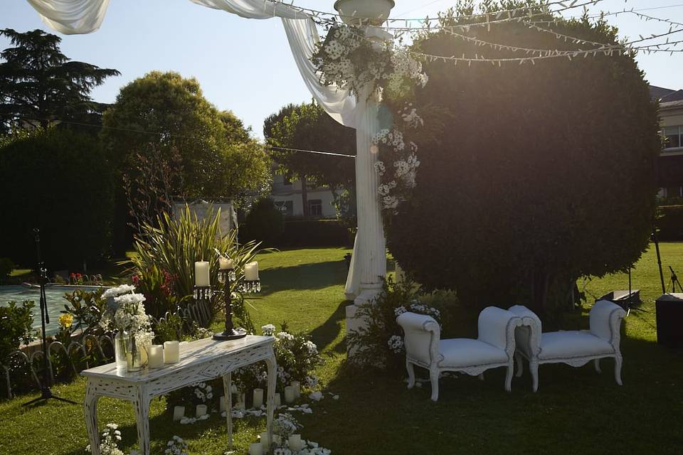Atardecer previo a la boda