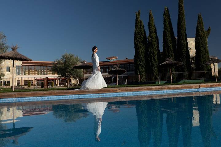 Fotos en la piscina