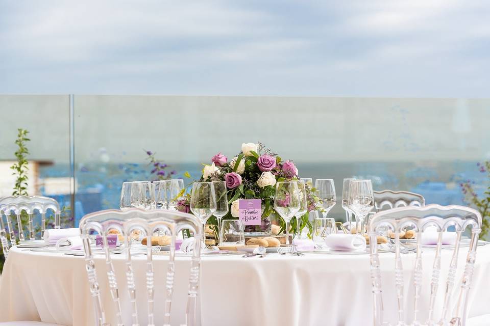 Banquetes boda frente al mar