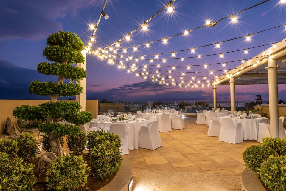 Cena en el Jardín Japonés