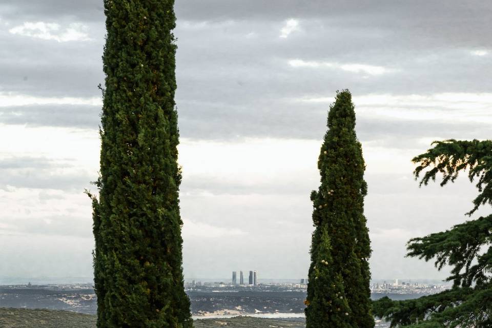 Vistas hacia Madrid