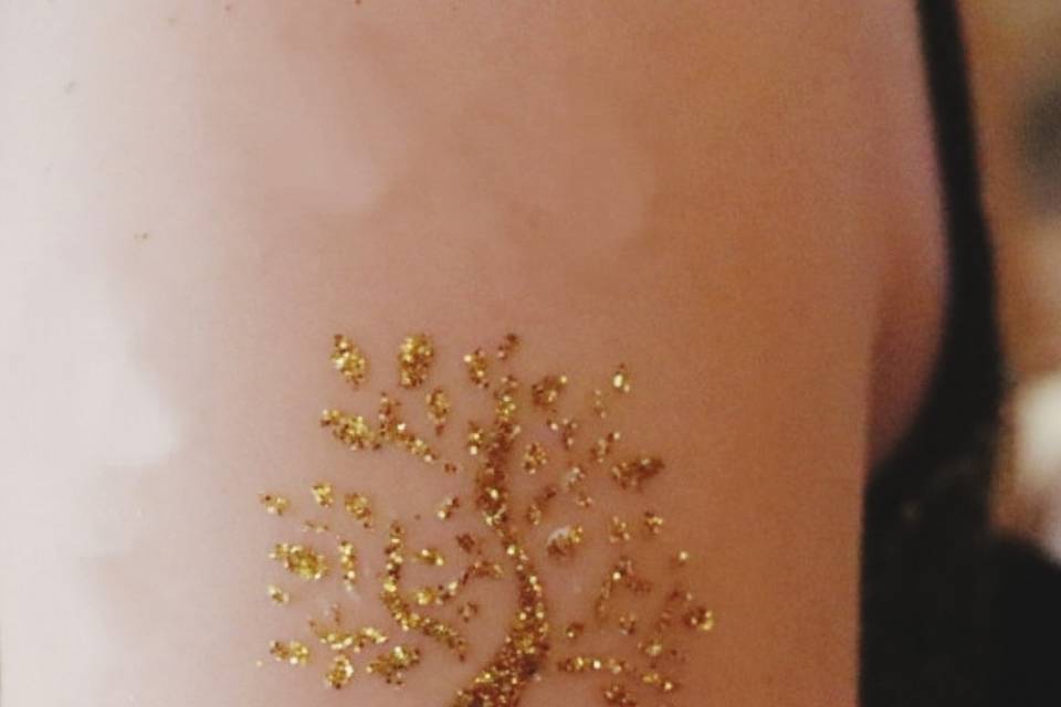 Tatuaje de glitter