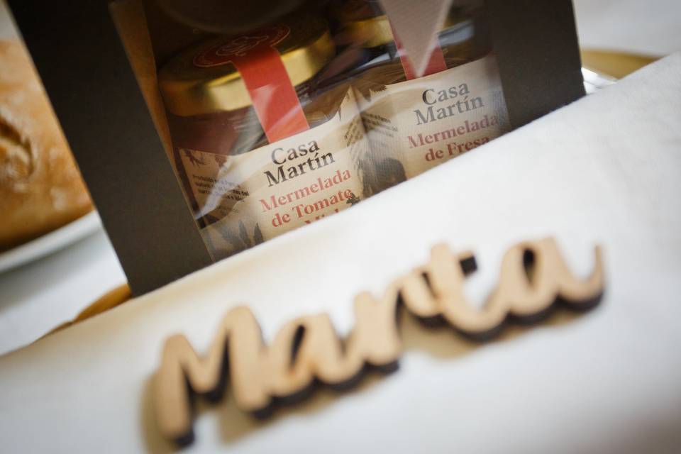 Detalles para los invitados