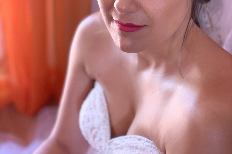 Peinado y maquillaje de novia