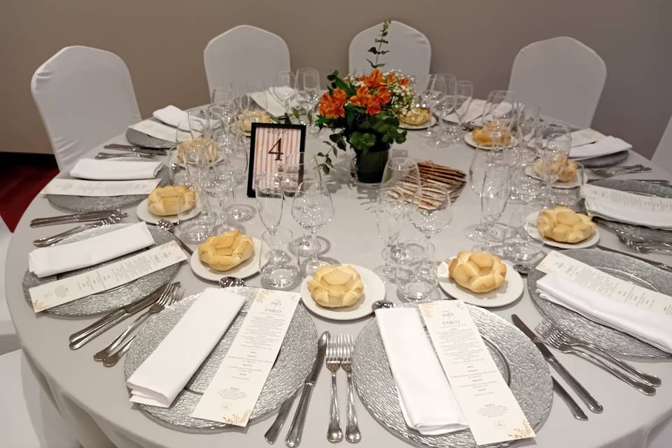 Mesa boda 2026
